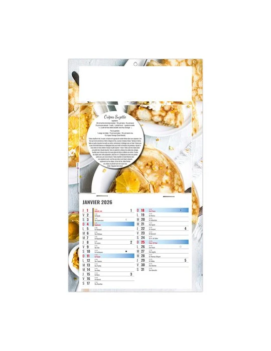 PLAQUE 1 VUE NICOLAS 2026 - DOS CARTON - BLOC B2 - SANS MARQUAGE