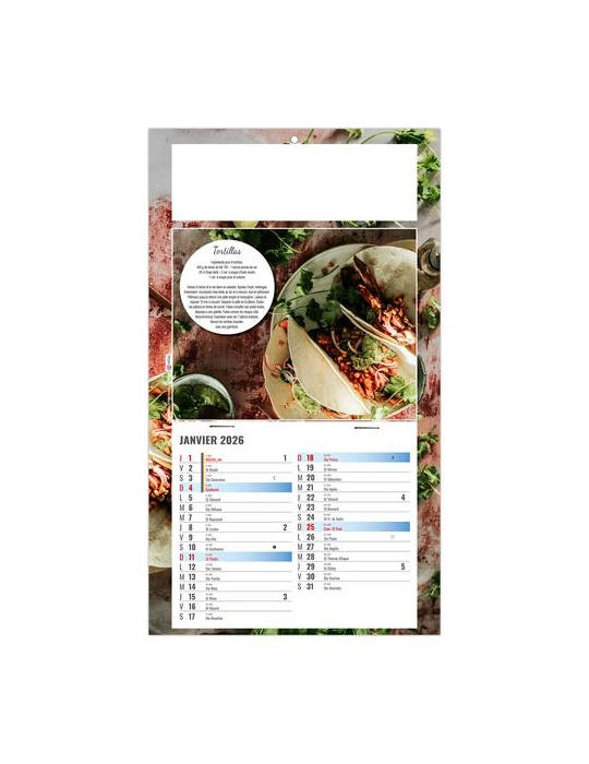 PLAQUE 1 VUE NICOLAS 2026 - DOS CARTON - BLOC B2 - SANS MARQUAGE