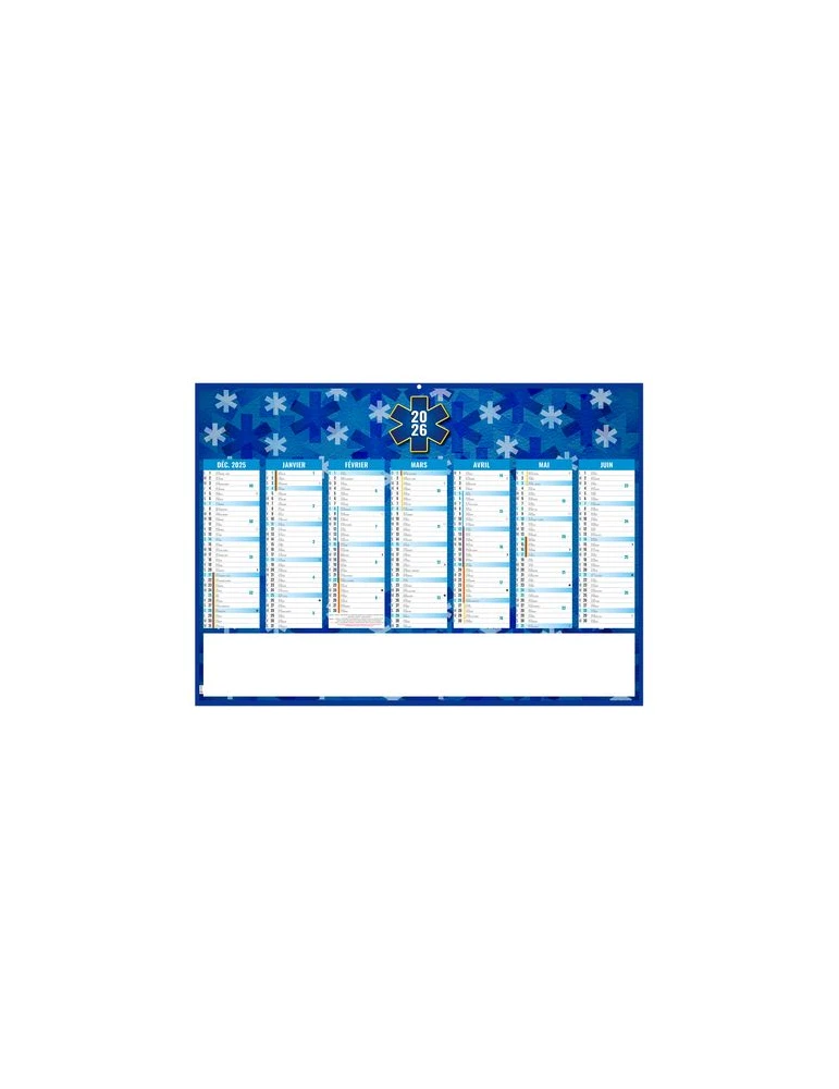 MATTHIEU 2026 - MIDI 430 x 335 mm - LEGER 400G - SANS MARQUAGE - 1 TROU EN TETE