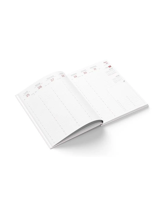 AGENDA EMBOITE ACTUEL 2026 - MINI 90 x 165 mm - SANS MARQUAGE