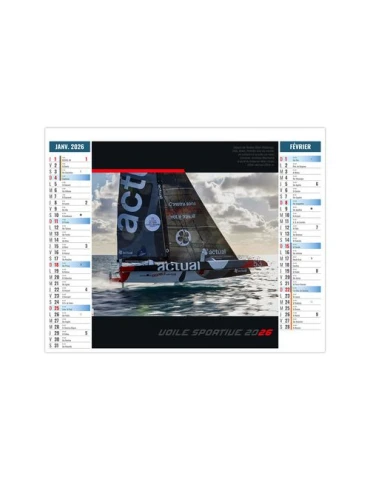 2EN1 - MARIN 2026 - XXL 474 x 700 mm - MARQUAGE 1 COULEUR 2