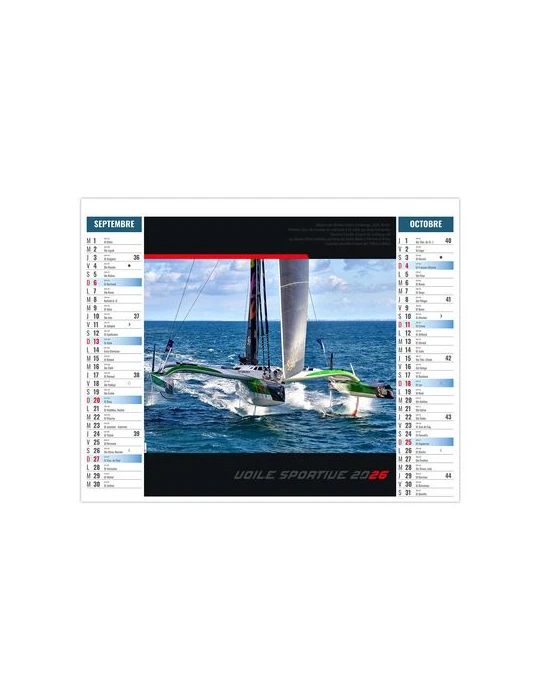 2EN1 - MARIN 2026 - XXL 474 x 700 mm - MARQUAGE 1 COULEUR