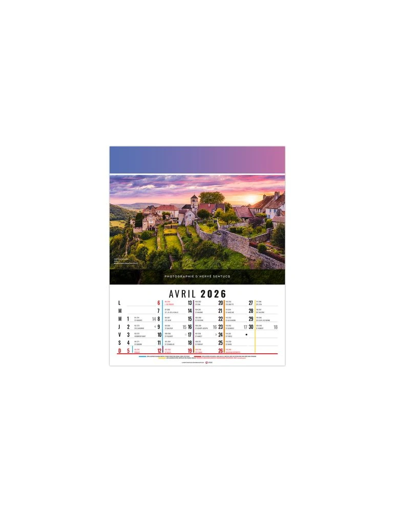 CELINE 2026 - 12 FEUILLETS - BLOC SEUL SANS MARQUAGE