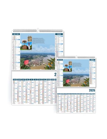 2EN1 - OUTREMER 2026 - XXL 474 x 700 mm - MARQUAGE 1 COULEUR