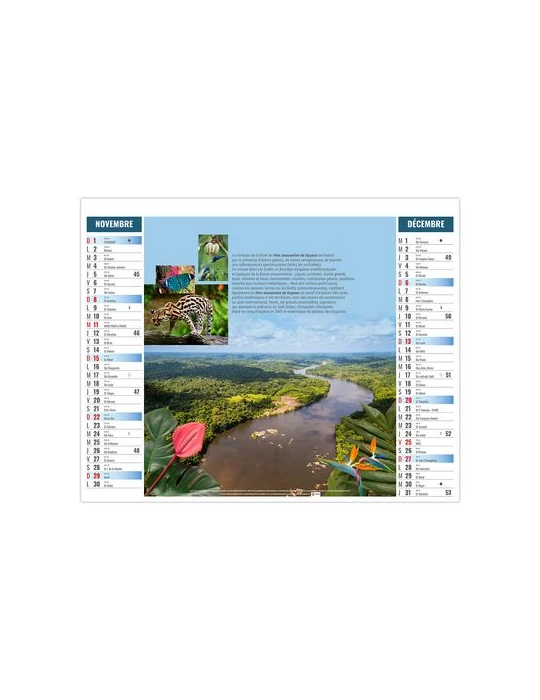 2EN1 - OUTREMER 2026 - XXL 474 x 700 mm - MARQUAGE 1 COULEUR