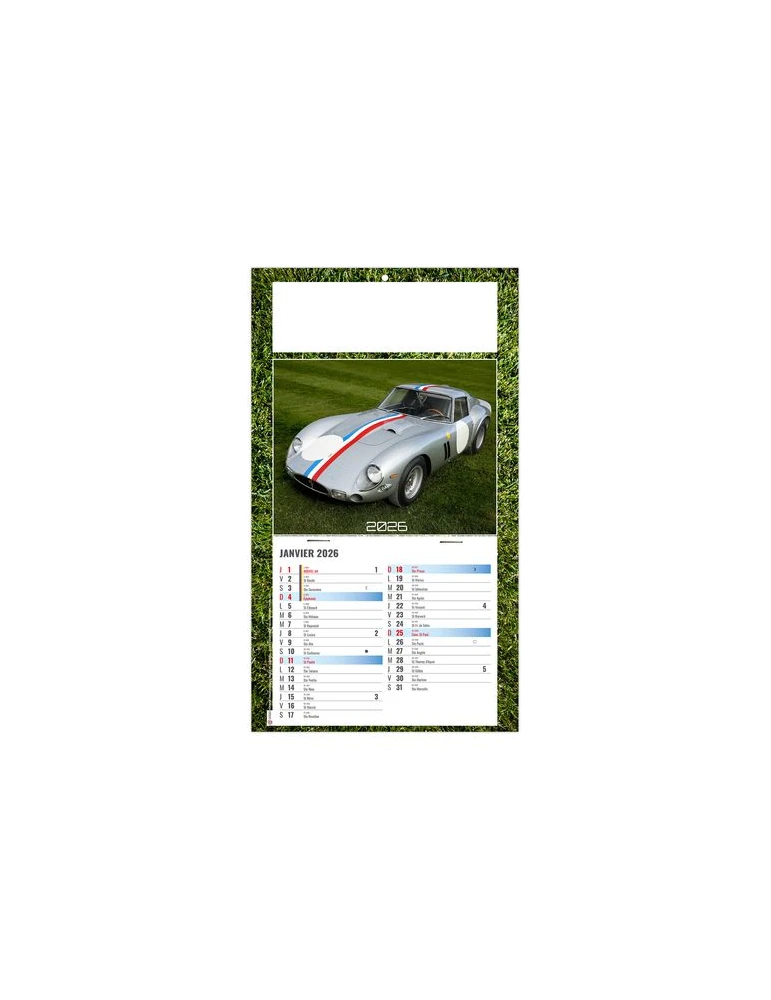 PLAQUE 1 VUE YANN 2026 - DOS CARTON - BLOC B2 - SANS MARQUAGE