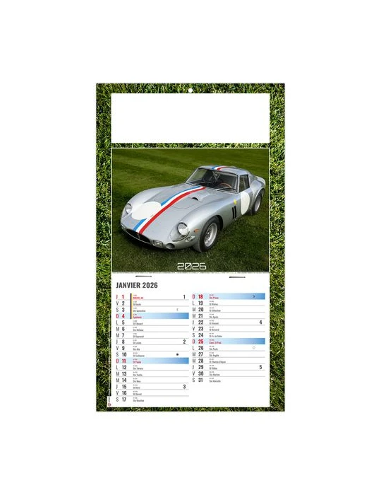 PLAQUE 1 VUE YANN 2026 - DOS CARTON - BLOC B2 - SANS MARQUAGE