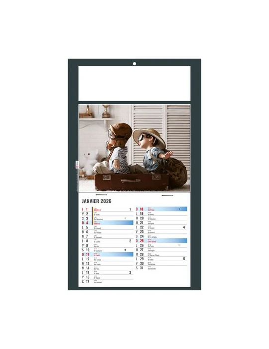 PLAQUE 1 VUE REMI 2026 - DOS CARTON - BLOC B2 - SANS MARQUAGE