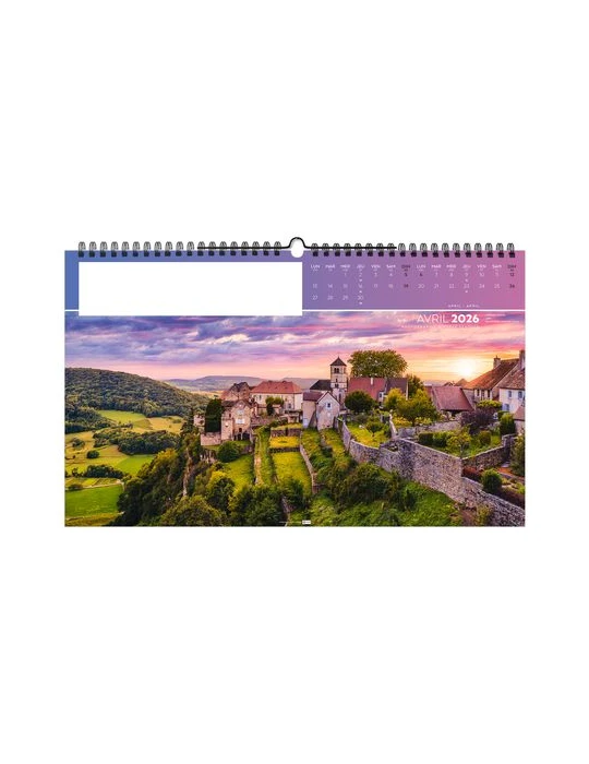 ENVERGURE 2026 - XXL 620 x 360 mm - MARQUAGE 1 COULEUR goodies entreprise design