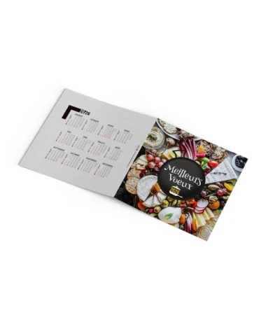 CARTE DE VOEUX - COOKING 2026  AVEC ENVELOPPE - SANS MARQUAGE 2