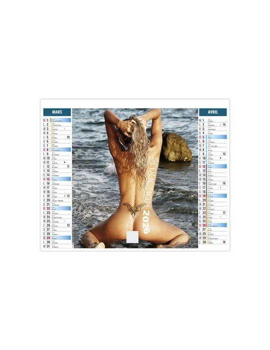 2EN1 - CHARME 2026 - SMALL 330 x 470 mm - MARQUAGE 1 COULEUR