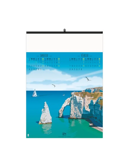 TOUR DE FRANCE VINTAGE 2026 - 6 FEUILLETS - RELIURE BAGUETTE - MARQUAGE 1 COULEUR nombre de pages : 12 pages goodies publicitair