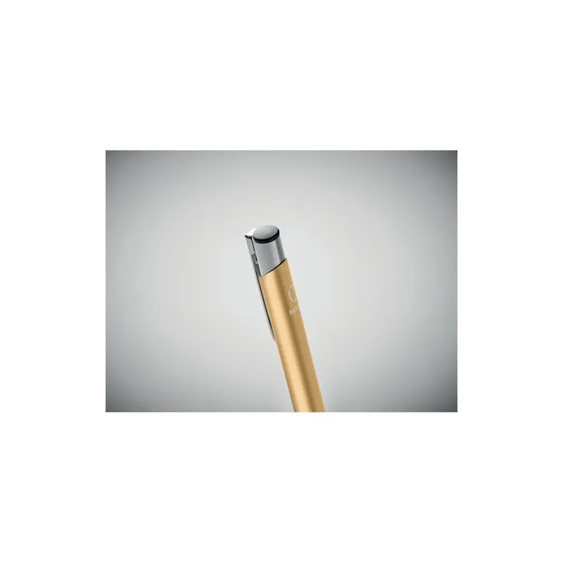 Stylo à bille écologique en aluminium recyclé personnalisable - BERN RA Taille textile : 3XL Couleurs : french navy cadeau affai