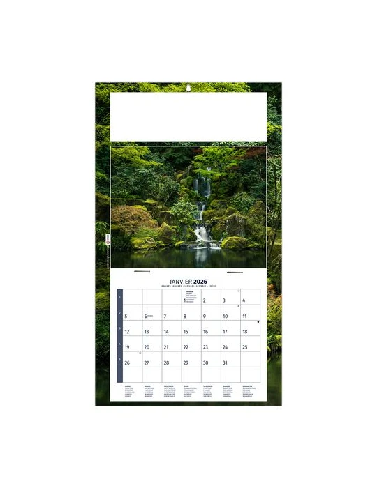 PLAQUE 1 VUE MEDITATION 2026 - DOS CARTON - BLOC B2 - SANS MARQUAGE