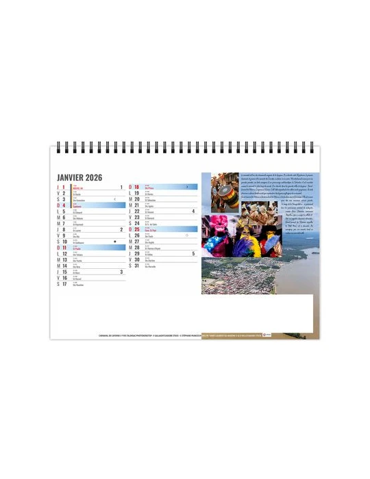 CHEVALET STANDARD 13F - EQUATEUR 2026 - QUADRI personnalisable avec votre logo