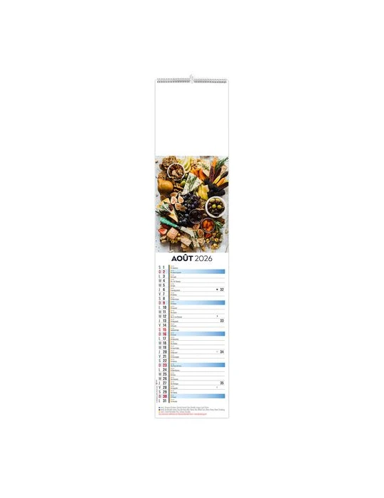 LANGUETTE - GOUTS 2026 - QUADRI objet promotionnel éco-responsable