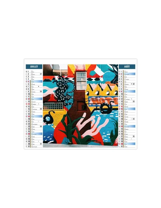 2EN1 - URBAIN 2026 - XXL 474 x 700 mm - MARQUAGE 1 COULEUR cadeau collaborateur premium