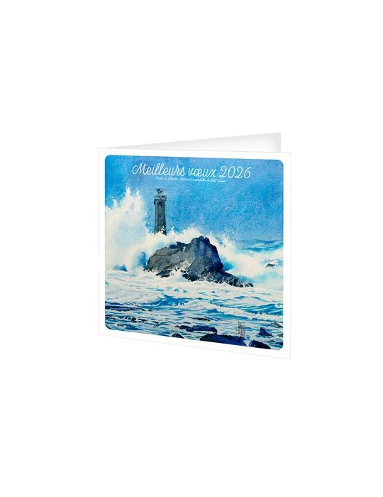 CARTE DE VOEUX - EMBRUN 2026  AVEC ENVELOPPE - SANS MARQUAGE