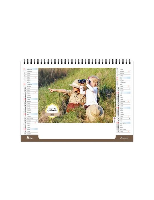 CHEVALET STANDARD 7F - MOMES 2026 - QUADRI cadeau entreprise pas cher