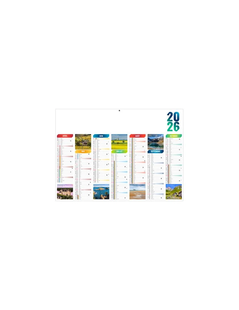 SCO-EMILIEN 2026 - MIDI 430 x 335 mm - LEGER 400G - SANS MARQUAGE - 1 TROU EN TETE personnalisation rapide en France