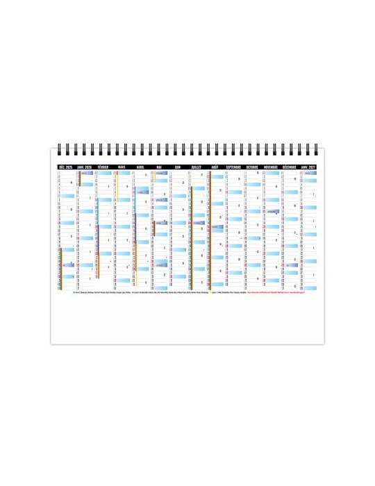 CHEVALET STANDARD 13F - SENTIERS 2026 - QUADRI cadeau client original