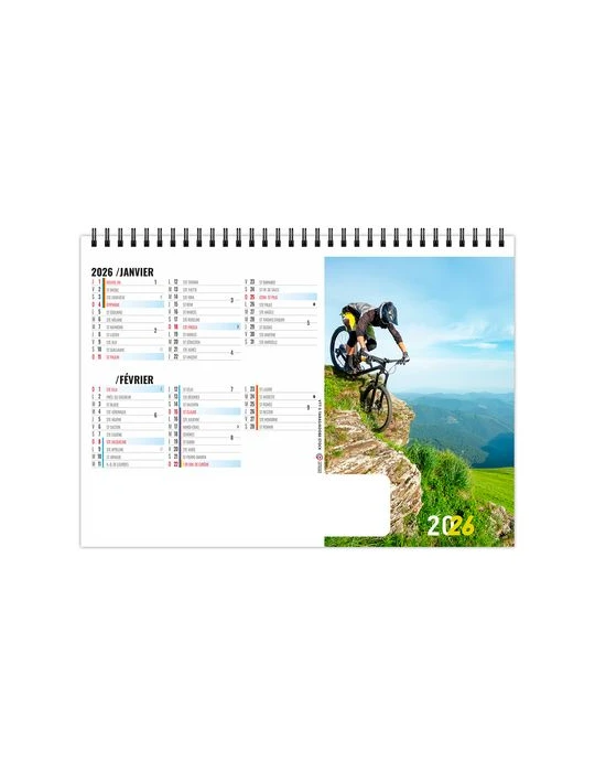 CHEVALET STANDARD 7F - DEPASSEMENT 2026 - QUADRI personnalisable avec votre logo