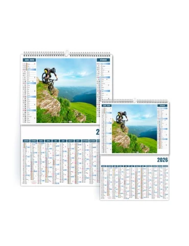 2EN1 - ULTRA 2026 - XXL 474 x 700 mm - MARQUAGE 1 COULEUR