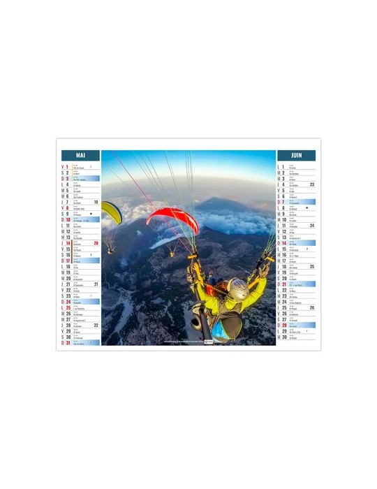 2EN1 - ULTRA 2026 - XXL 474 x 700 mm - MARQUAGE 1 COULEUR