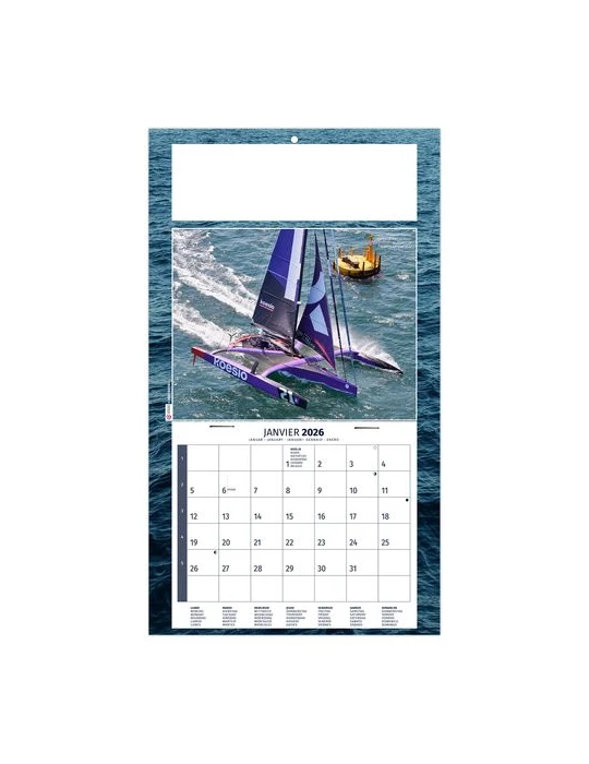 PLAQUE 1 VUE TITOUAN 2026 - DOS CARTON - BLOC B2 - SANS MARQUAGE