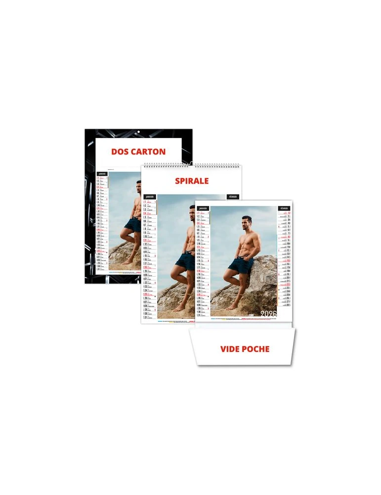 EROS 2026 - 6 FEUILLETS - BLOC SEUL SANS MARQUAGE