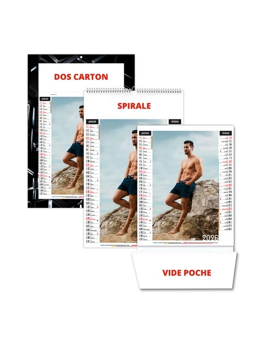 EROS 2026 - 6 FEUILLETS - BLOC SEUL SANS MARQUAGE