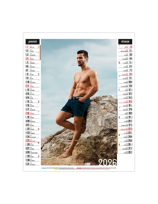 EROS 2026 - 6 FEUILLETS - BLOC SEUL SANS MARQUAGE