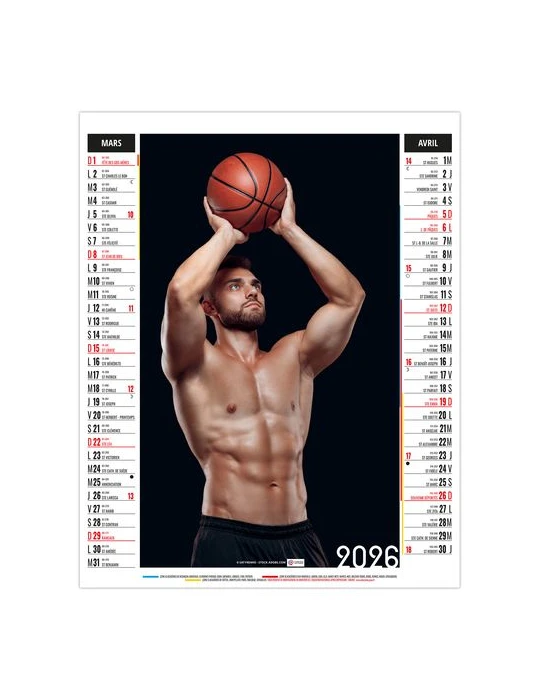 EROS 2026 - 6 FEUILLETS - BLOC SEUL SANS MARQUAGE