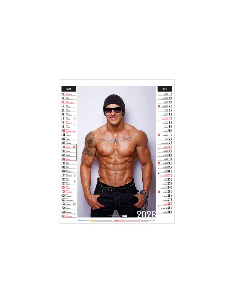 EROS 2026 - 6 FEUILLETS - BLOC SEUL SANS MARQUAGE