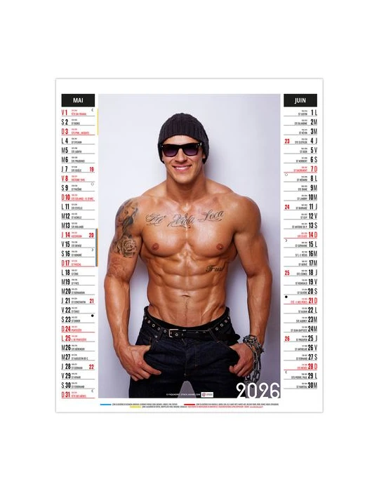 EROS 2026 - 6 FEUILLETS - BLOC SEUL SANS MARQUAGE