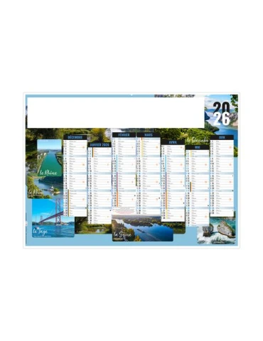 NATURE 2026 - MIDI 430 x 335 mm - LEGER 400G - SANS MARQUAGE - 1 TROU EN TETE 2