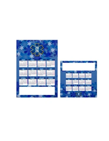 MAG CROIX BLEUE 2026 - MAXI MAGNET 150 x 210 mm - QUADRI