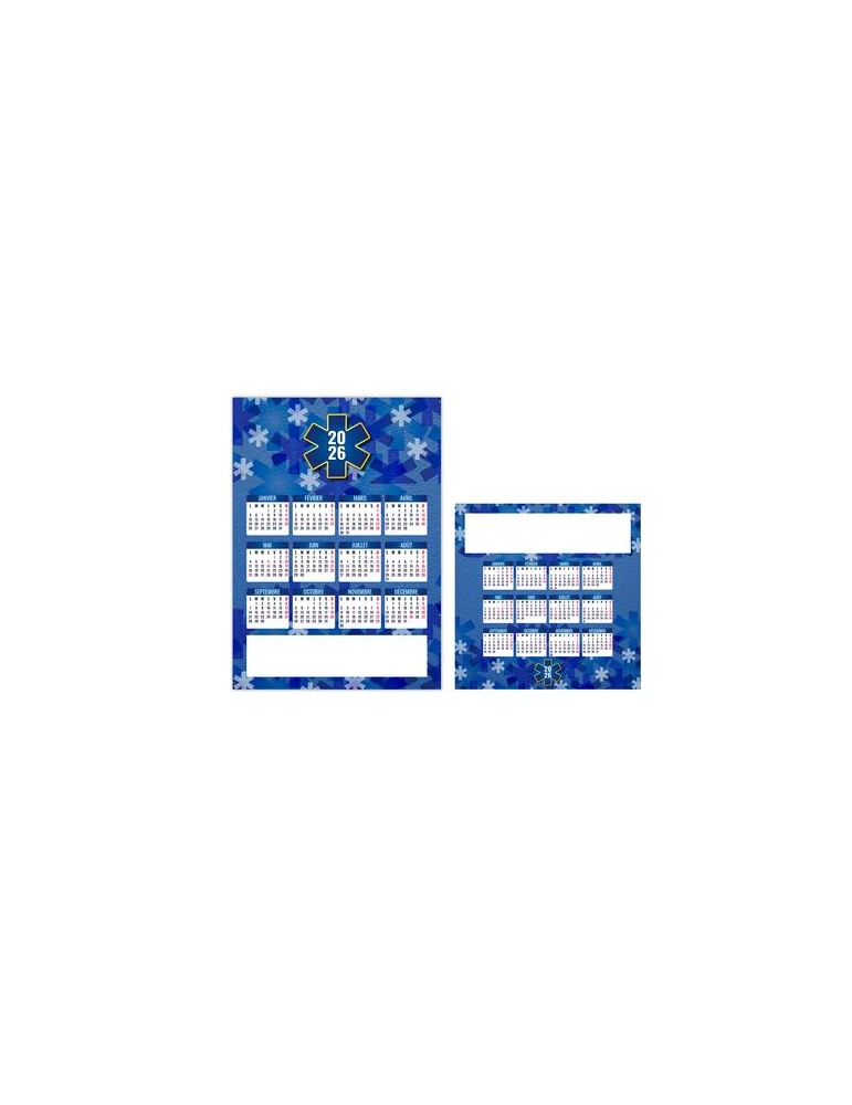 MAG CROIX BLEUE 2026 - MAXI MAGNET 150 x 210 mm - QUADRI