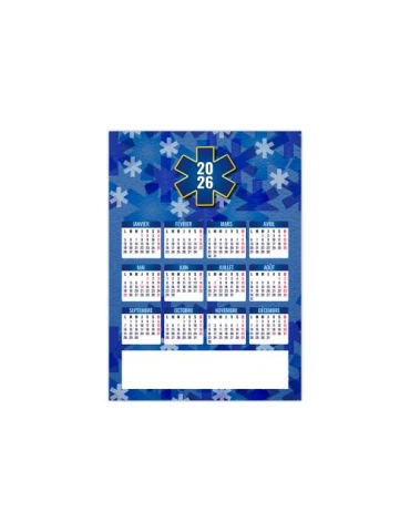 MAG CROIX BLEUE 2026 - MAXI MAGNET 150 x 210 mm - QUADRI 2