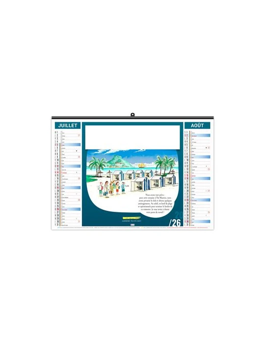 ILLUSTRE ECO - RIRE 2026 - SMALL 480 x 330 mm personnalisation rapide en France