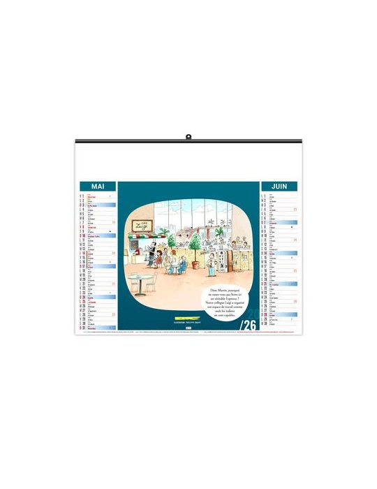 ILLUSTRE ECO - RIRE 2026 - SMALL 480 x 330 mm objet promo petit budget