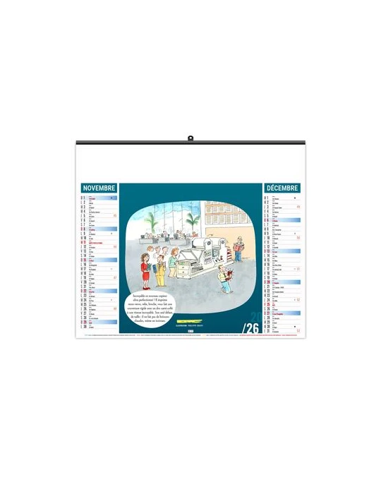 ILLUSTRE ECO - RIRE 2026 - SMALL 480 x 330 mm impression haute définition