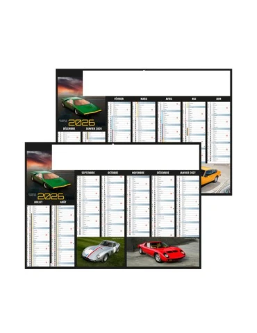 BOLIDES 2026 - MIDI 430 x 335 mm - LEGER 400G - SANS MARQUAGE - 1 TROU EN TETE