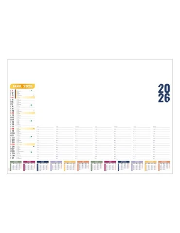 SM HEBDO VARIABLE 2026 - SM 600 x 420 mm