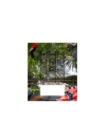 ESTAMPE - MARIUS 2026 - CARRE 325 X 350 mm - QUADRI personnalisable avec votre logo