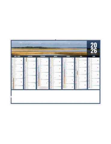 LIBERTE GRAND-EST 2026 - MIDI 430 x 335 mm - LEGER 400G - SANS MARQUAGE - 1 TROU EN TETE 2