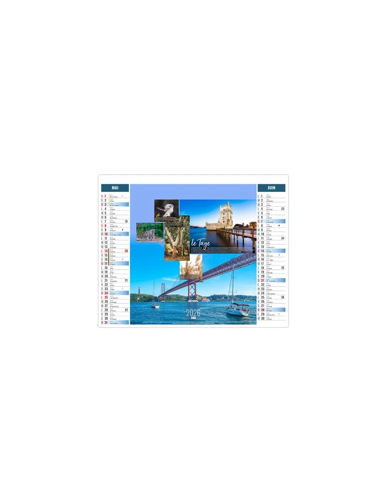 2EN1 - DEBIT 2026 - SMALL 330 x 470 mm - MARQUAGE 1 COULEUR