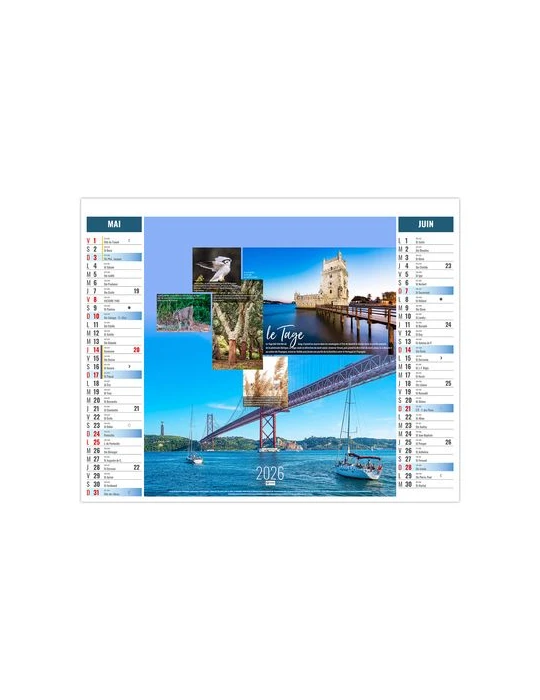 2EN1 - DEBIT 2026 - SMALL 330 x 470 mm - MARQUAGE 1 COULEUR