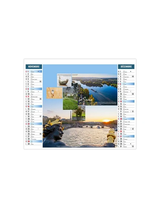 2EN1 - DEBIT 2026 - SMALL 330 x 470 mm - MARQUAGE 1 COULEUR