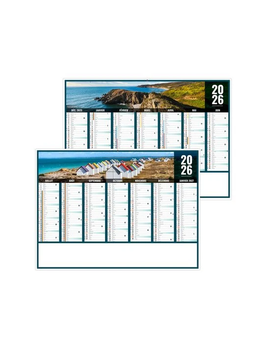 LIBERTE NORMANDIE 2026 - MIDI 430 x 335 mm - LEGER 400G - SANS MARQUAGE - 1 TROU EN TETE